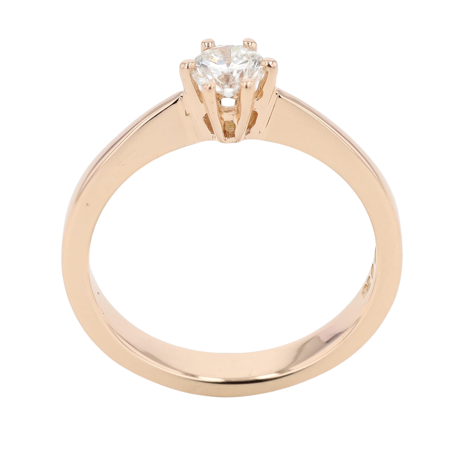 BAGUE SOLITAIRE DIAMANT 0.30 CT