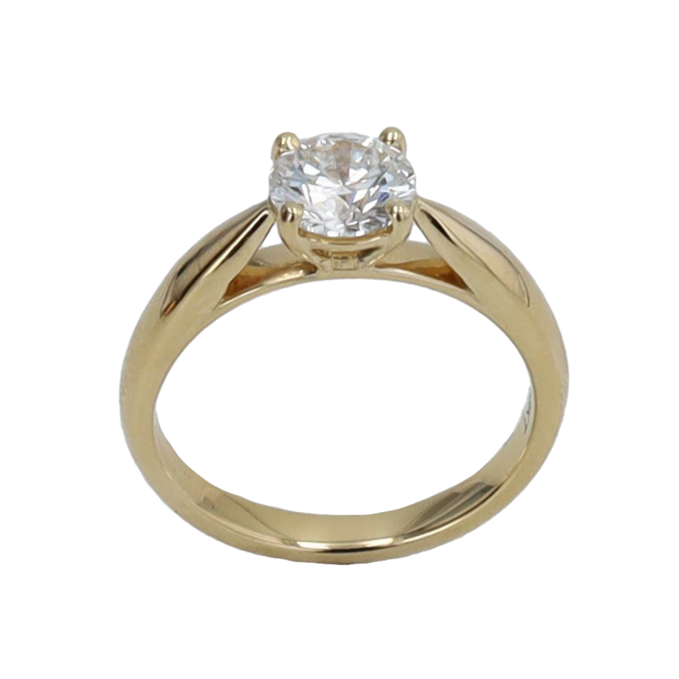 BAGUE_SOLITAIRE_UNOAERRE_VINTAGE_DIAMANT_1.00_CT image