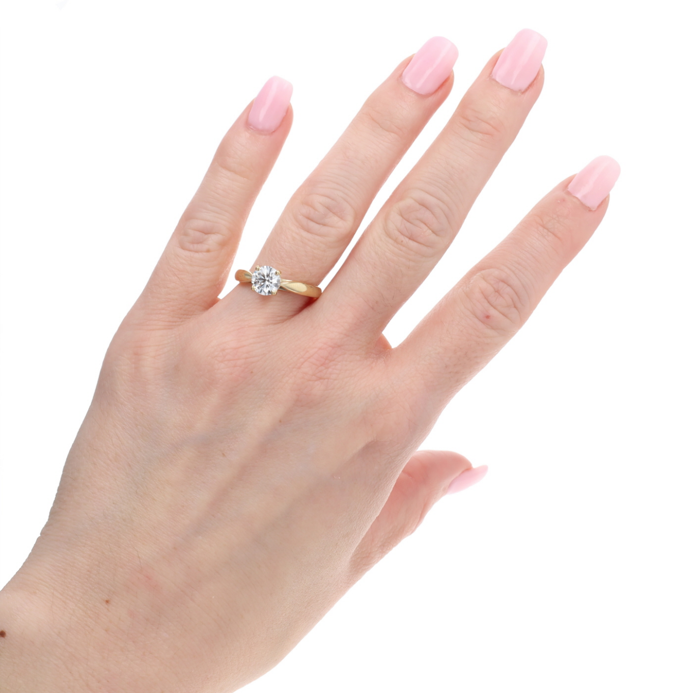 BAGUE_SOLITAIRE_UNOAERRE_VINTAGE_DIAMANT_1.00_CT image