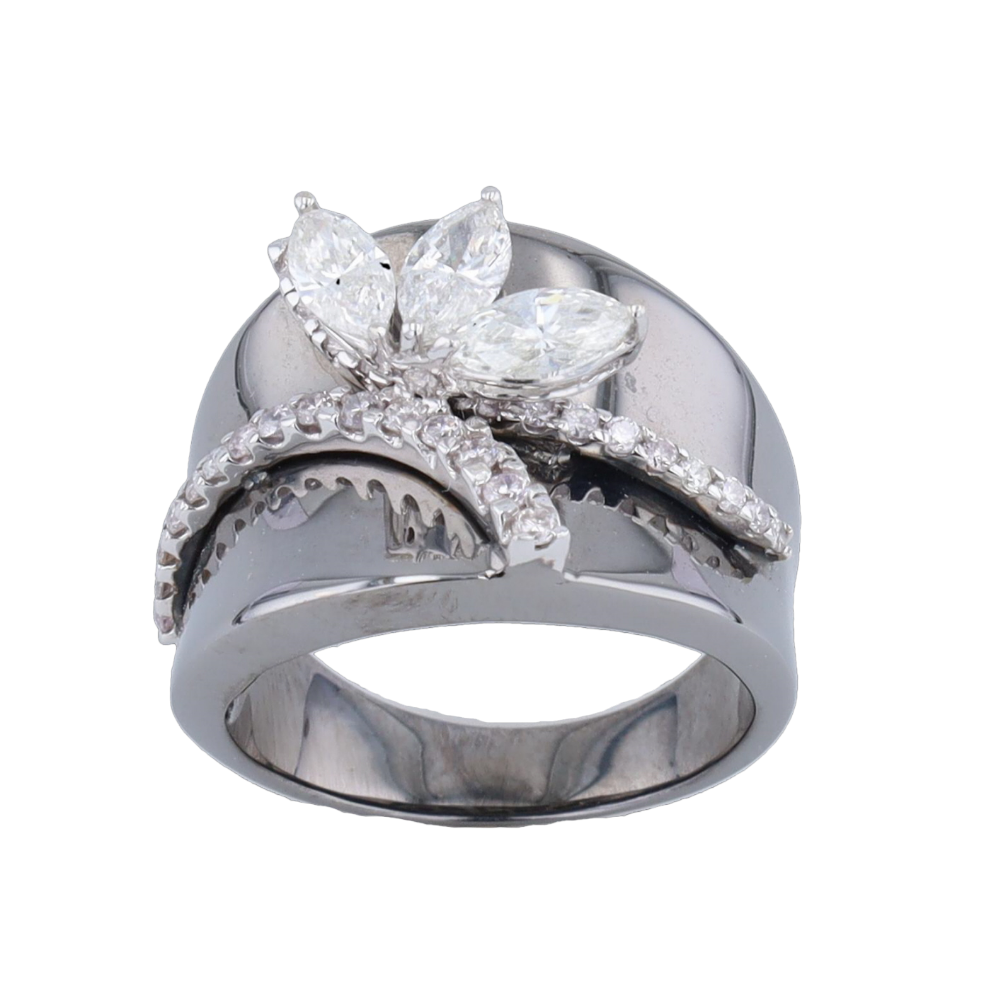 BAGUE_OR_GRIS_PVD_&_DIAMANTS image