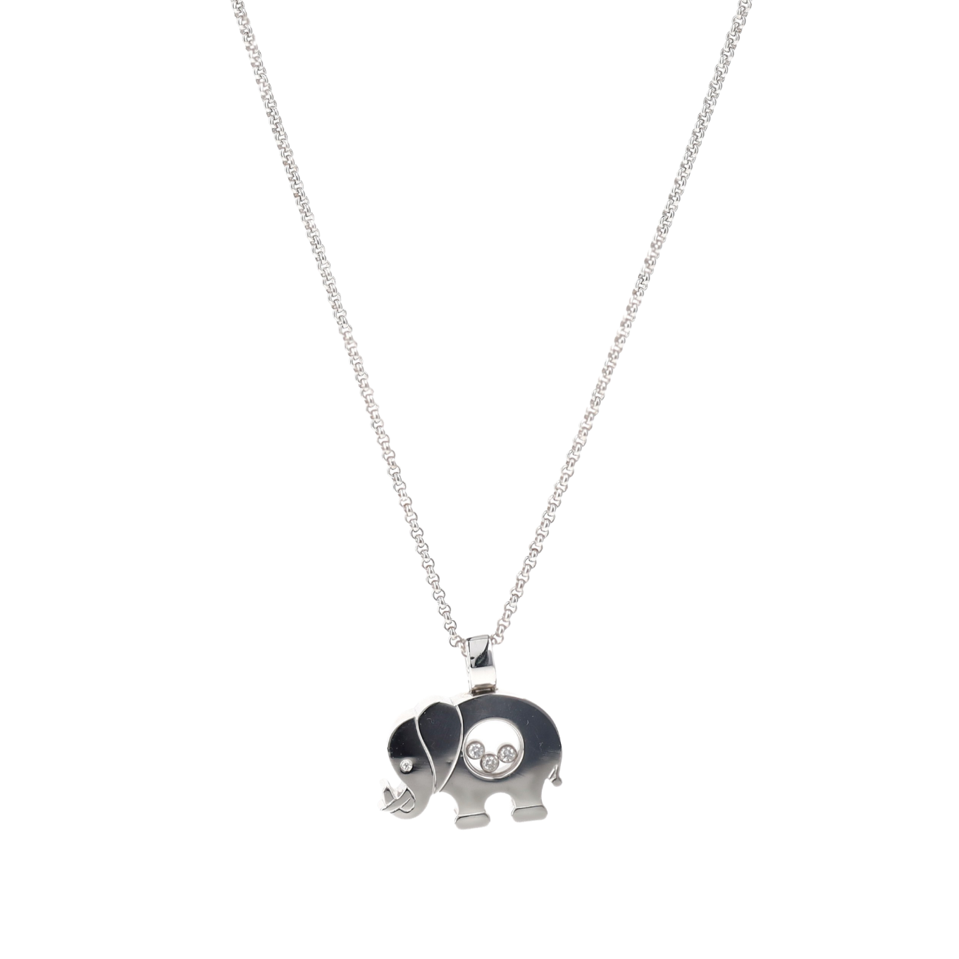 COLLIER_CHOPARD_HAPPY_DIAMONDS_ELEPHANT_DIAMANTS_0.17_CT image