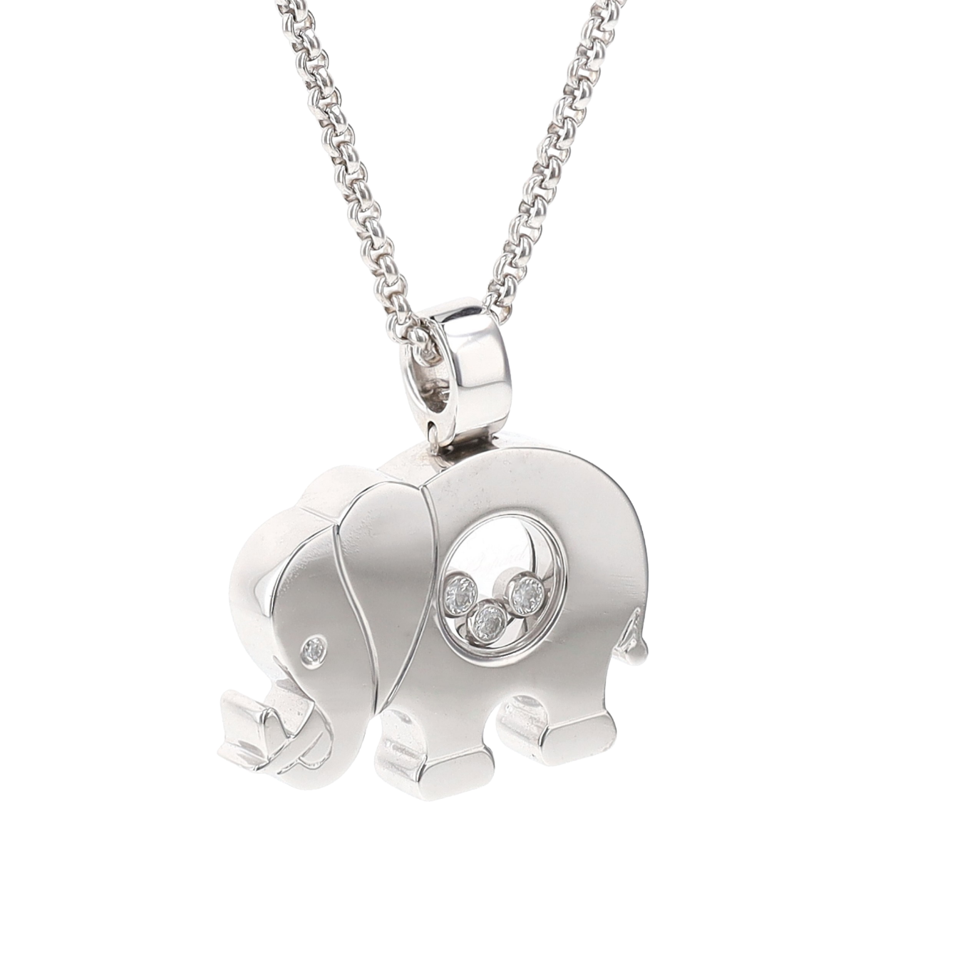 COLLIER_CHOPARD_HAPPY_DIAMONDS_ELEPHANT_DIAMANTS_0.17_CT image