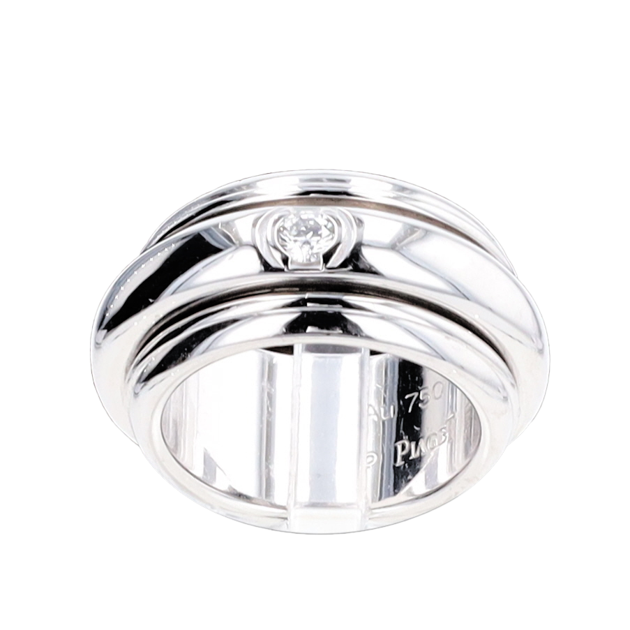BAGUE PIAGET POSSESSION EN OR GRIS ET DIAMANTS