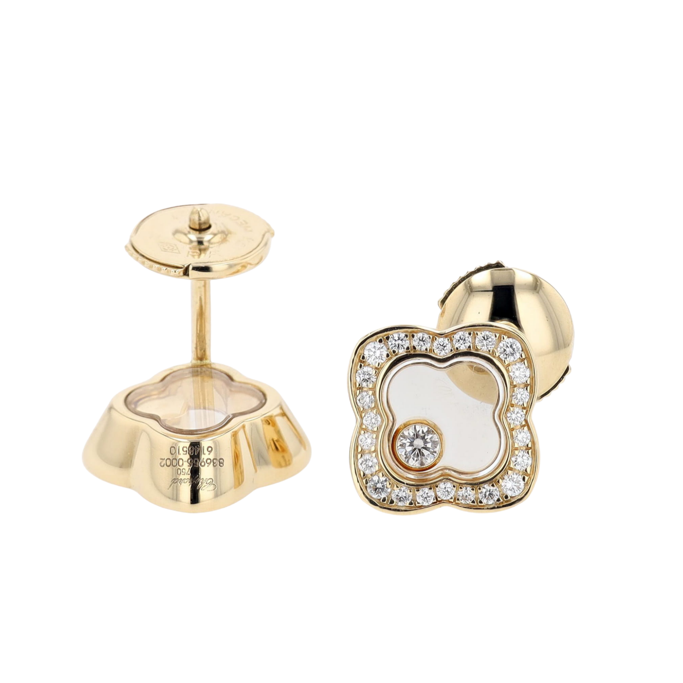 BOUCLES_D’OREILLES_CHOPARD_HAPPY_DIAMONDS_TREFLE_0.29_CT image