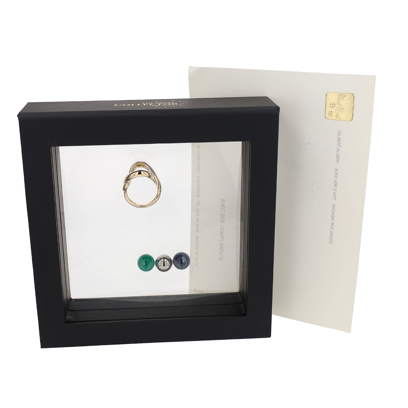 BAGUE_GILBERT_ALBERT_TORSADE_BILLES_INTERCHANGEABLES image