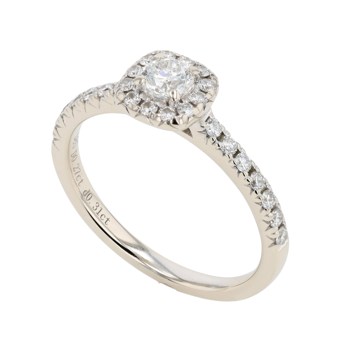 BAGUE_SOLITAIRE_HALO_DIAMANTS_0.58_CT image