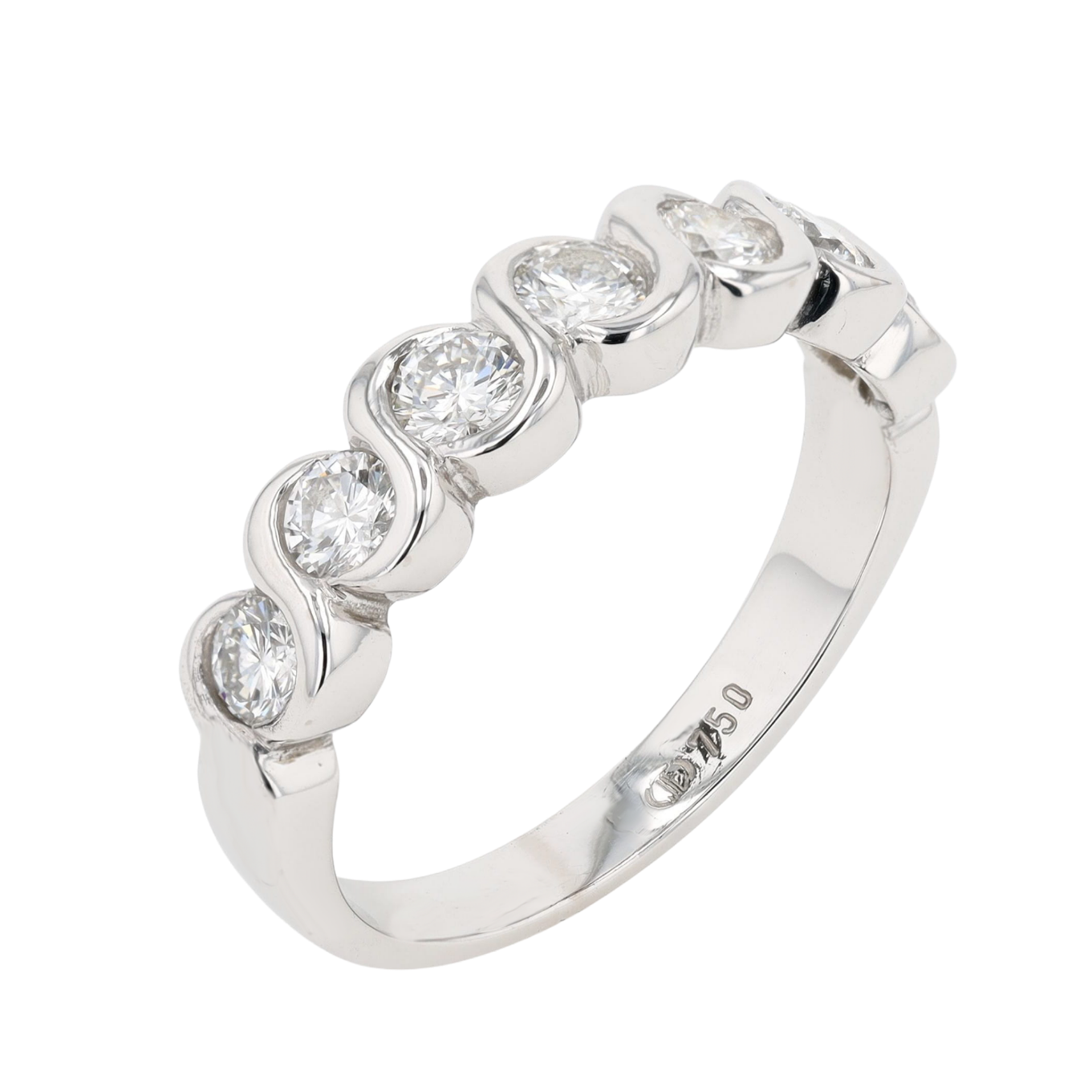 BAGUE_DEMI-ALLIANCE_DIAMANTS_1.00_CT image