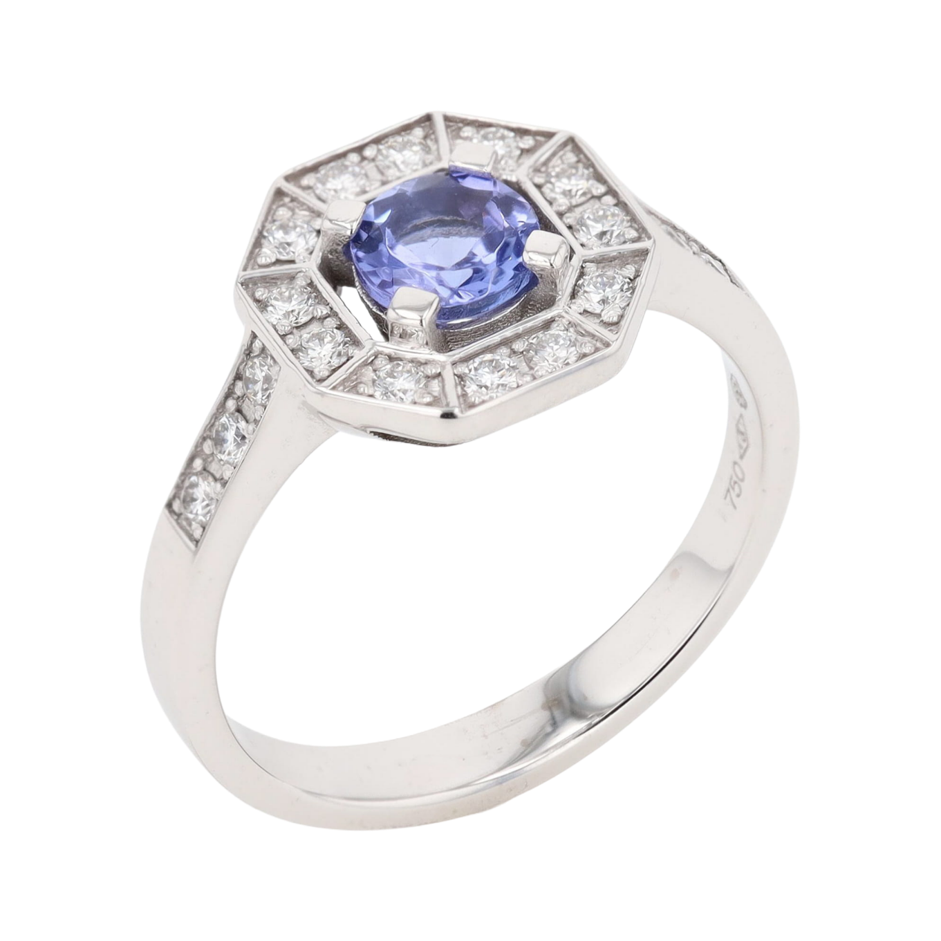 BAGUE_SAPHIR_0.60_CT_HALO_DIAMANTS image