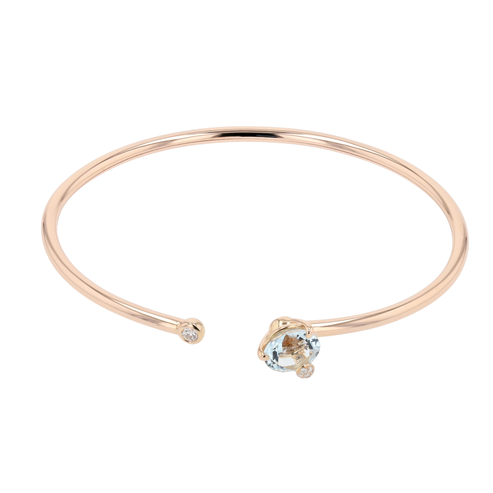 BRACELET BUCHERER PEEKABOO AIGUE-MARINE 1.70 CT