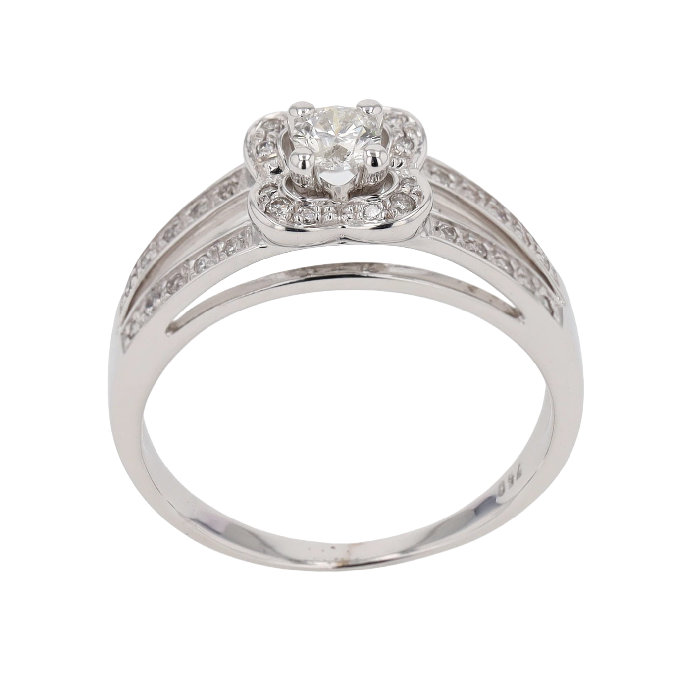 BAGUE_SOLITAIRE_HALO_DIAMANTS_0.16_CT image