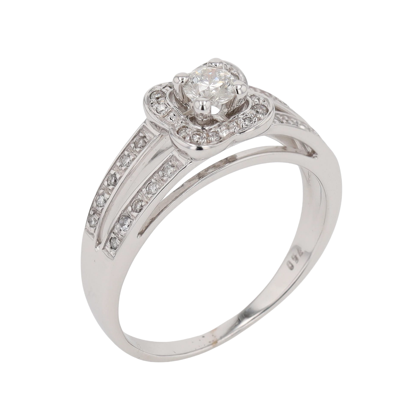BAGUE_SOLITAIRE_HALO_DIAMANTS_0.16_CT image