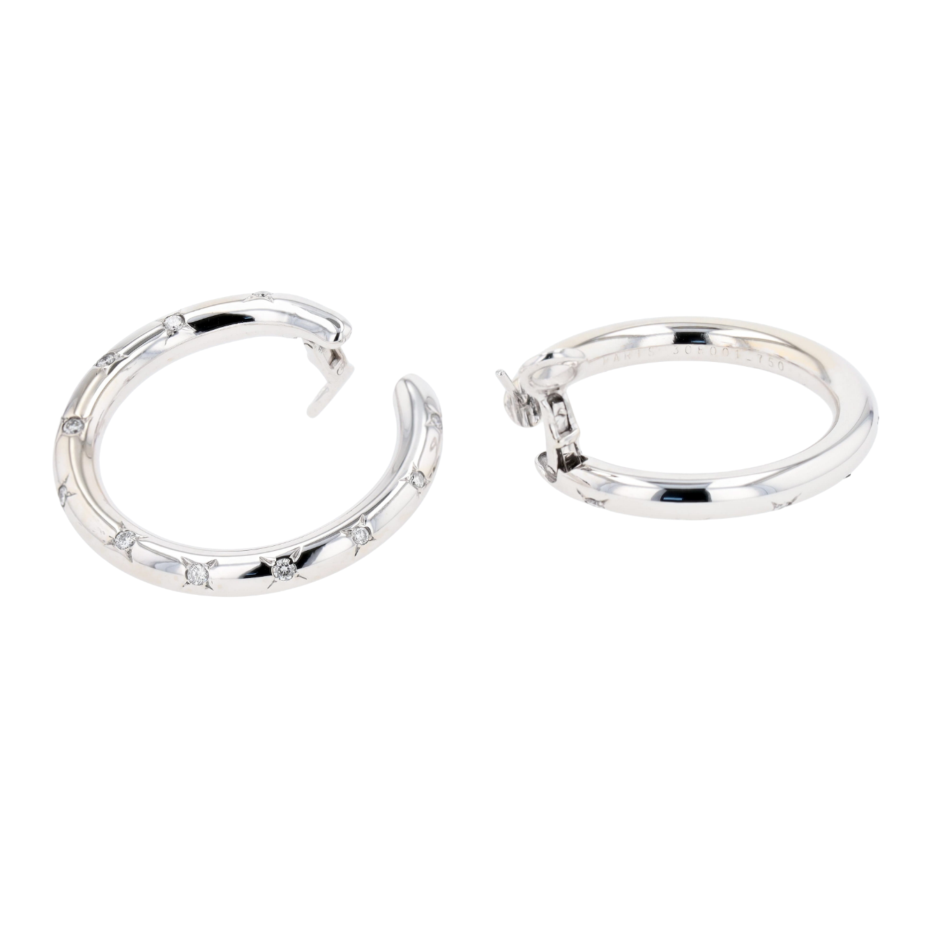 BOUCLES_D'OREILLES_CHAUMET_CREOLES_DIAMANTS_0.60_CT image