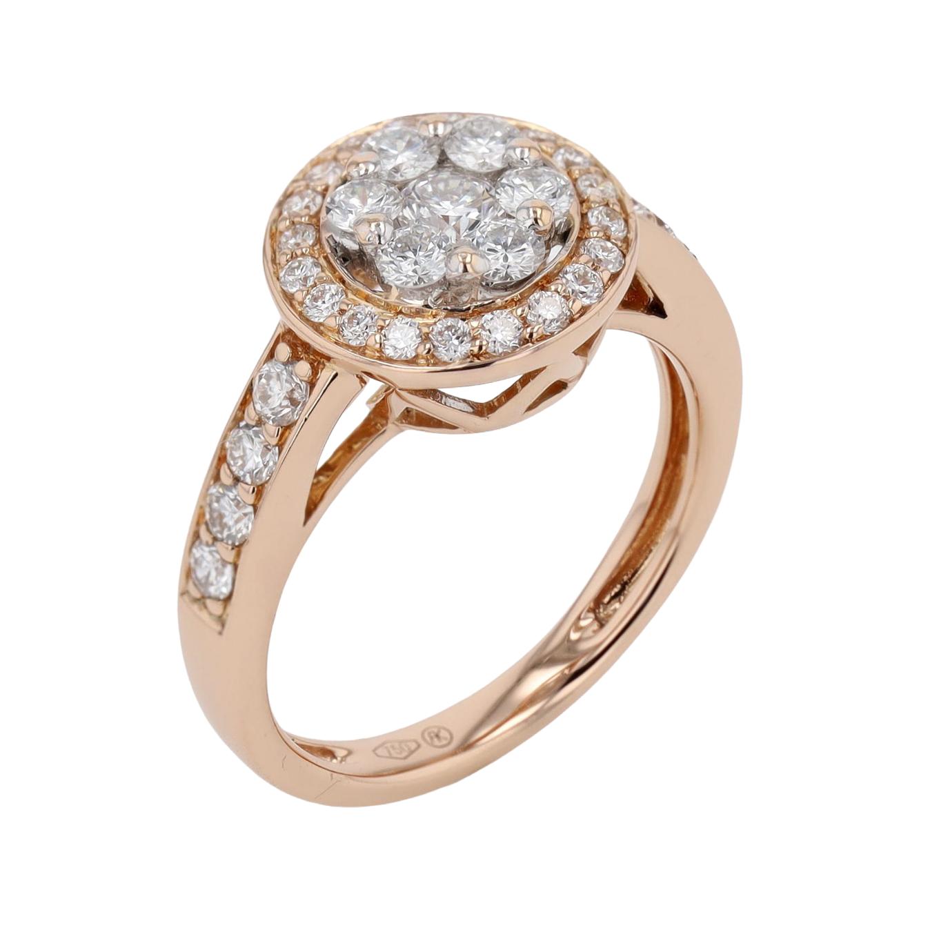 BAGUE_HALO_DIAMANTS_0.50_CT image