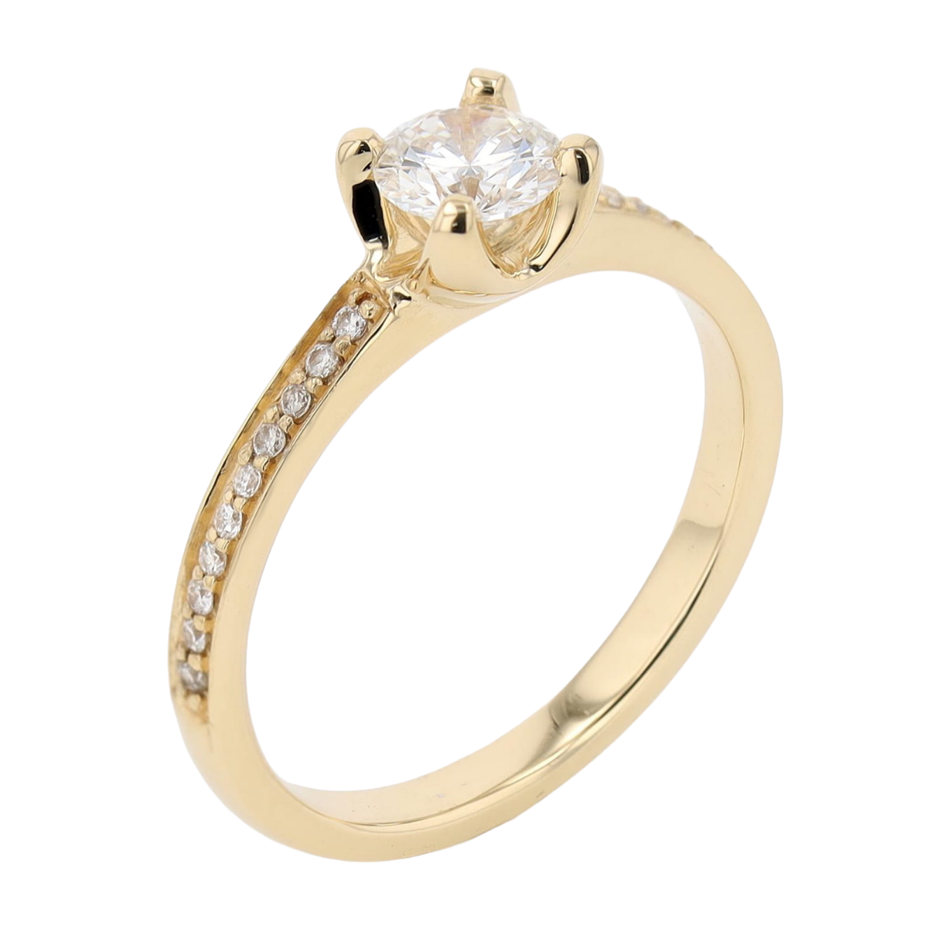 BAGUE_SOLITAIRE_EPAULE_DIAMANT_0.50_CT image
