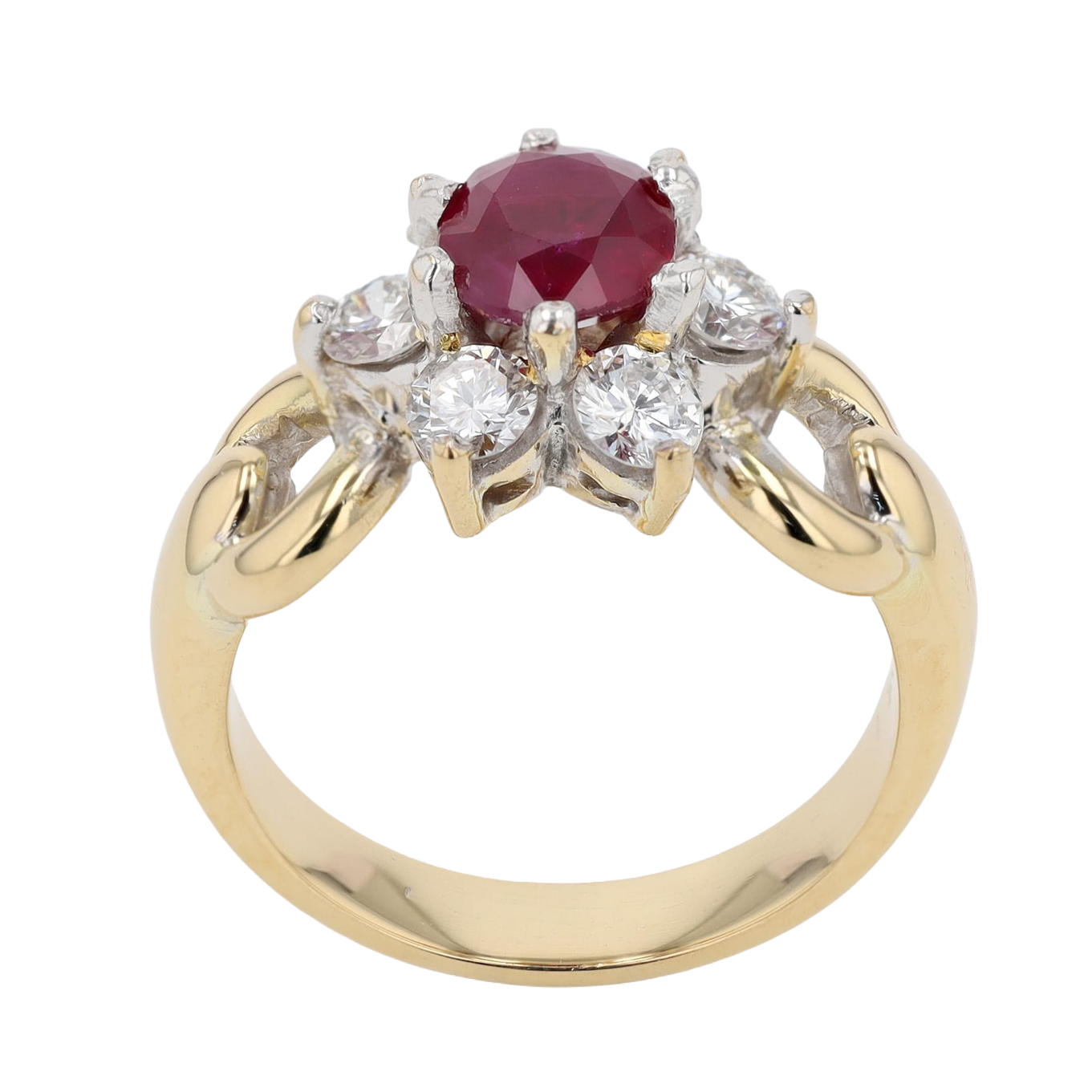 BAGUE_BICOLORE_RUBIS_0.90_CT image