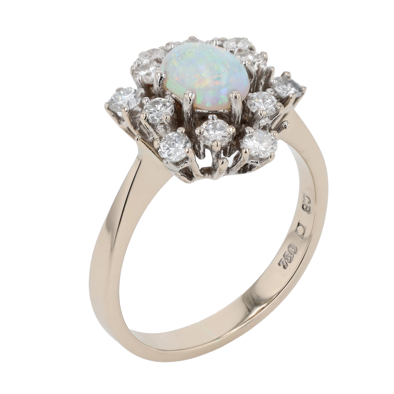 BAGUE_MARGUERITE_OPALE_DIAMANTS_0.60_CT image