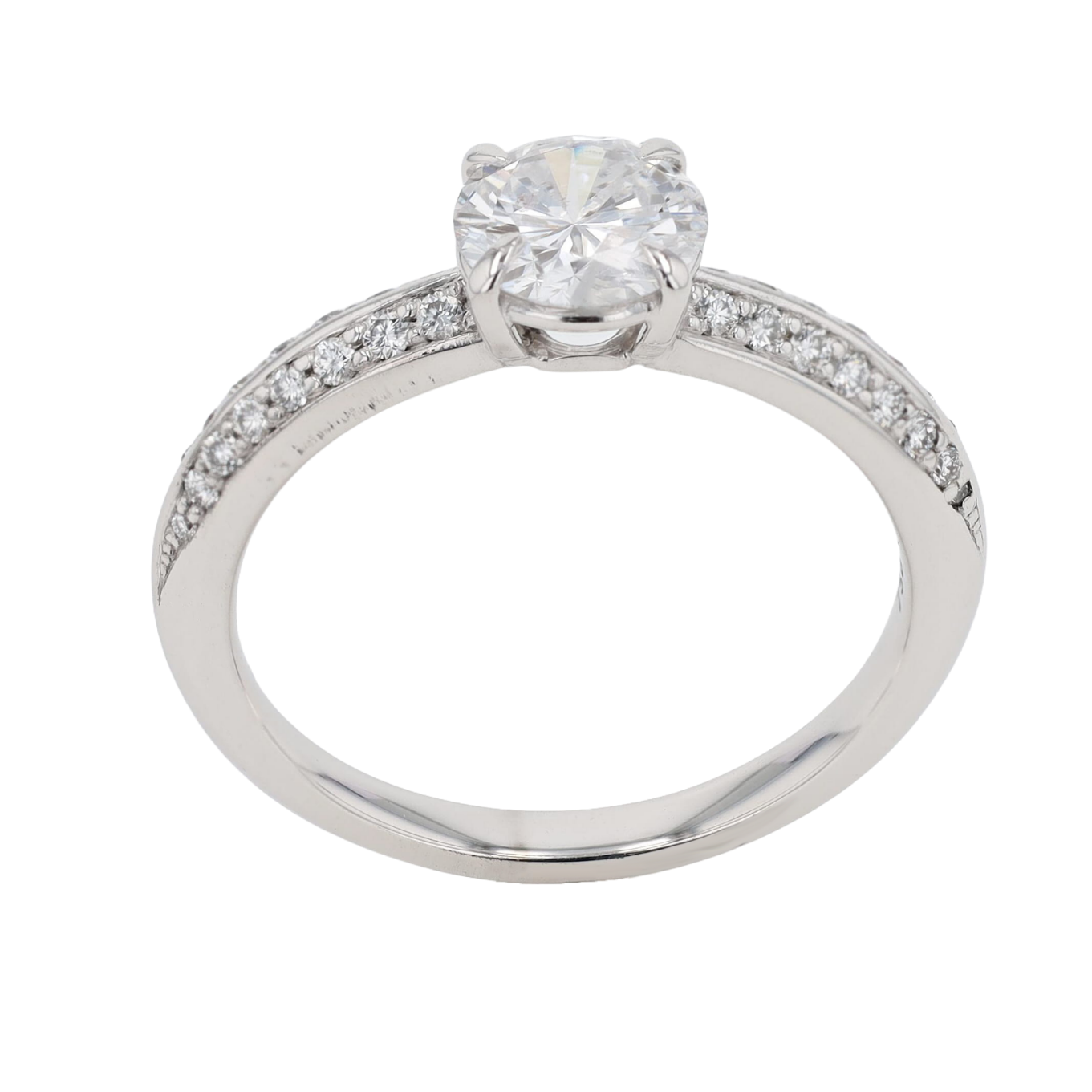 BAGUE_SOLITAIRE_DOUBLE_PAVAGE_DIAMANT_0.89_CT image