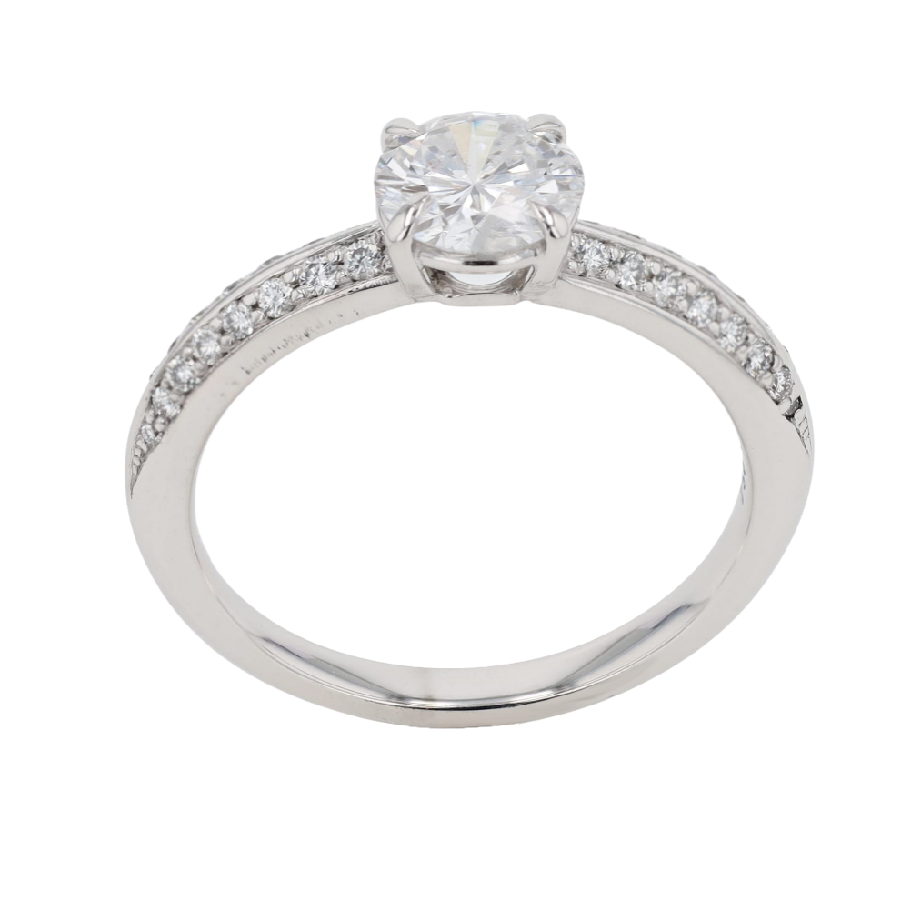 BAGUE_SOLITAIRE_DOUBLE_PAVAGE_DIAMANT_0.89_CT image