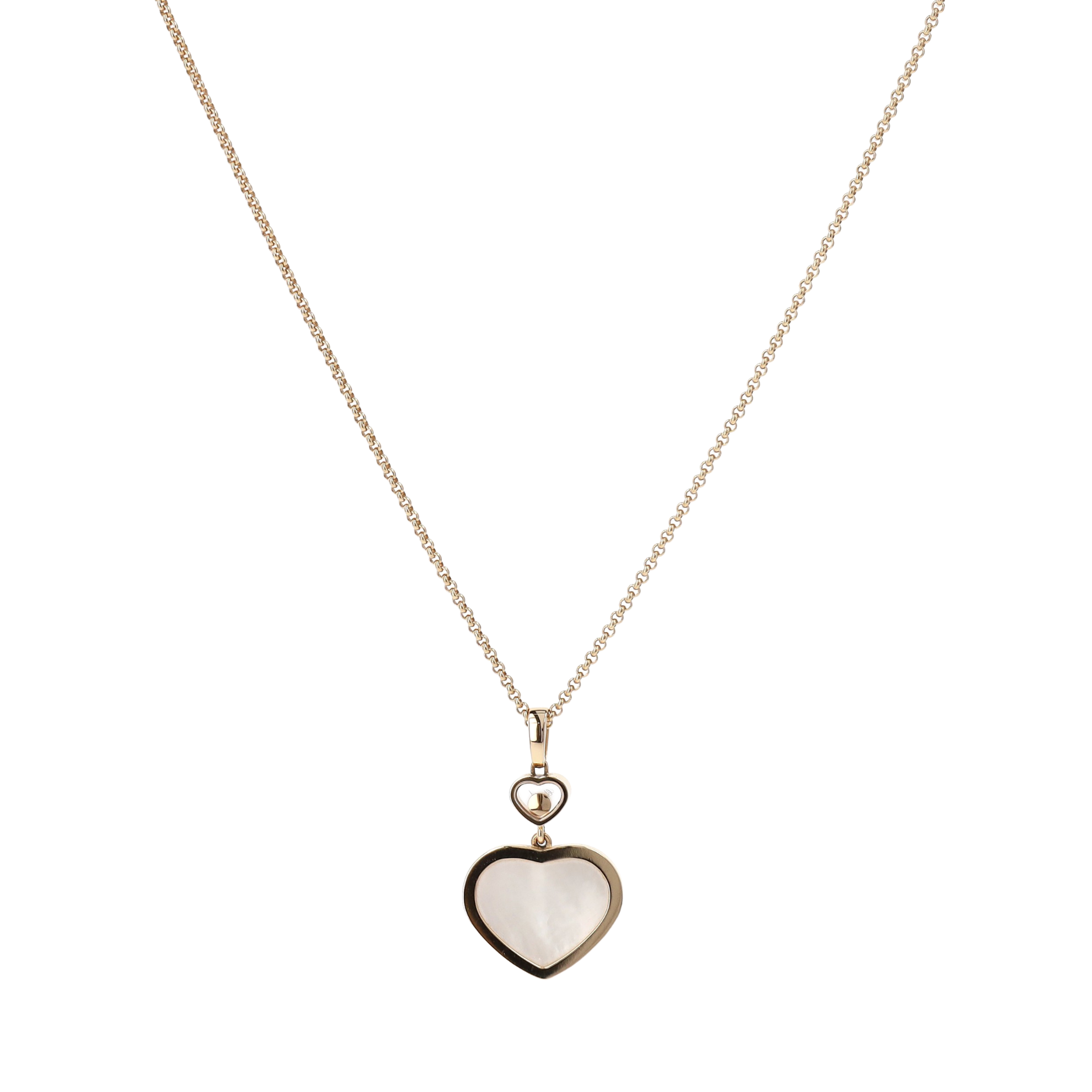 COLLIER CHOPARD HAPPY HEARTS NACRE