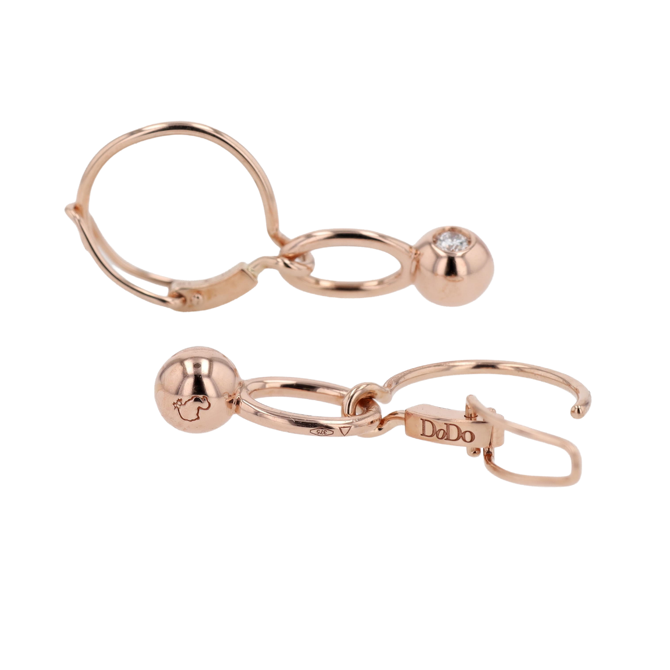 BOUCLES_D'OREILLES_DODO_DIAMANTS_0.12_CT image