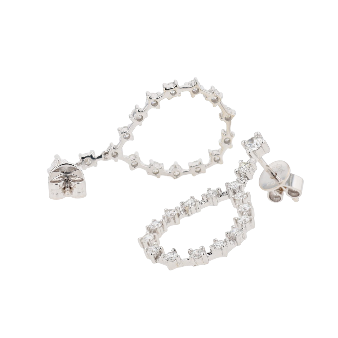 BOUCLES_D'OREILLES_GOUTTE_DIAMANTS_0.80_CT image