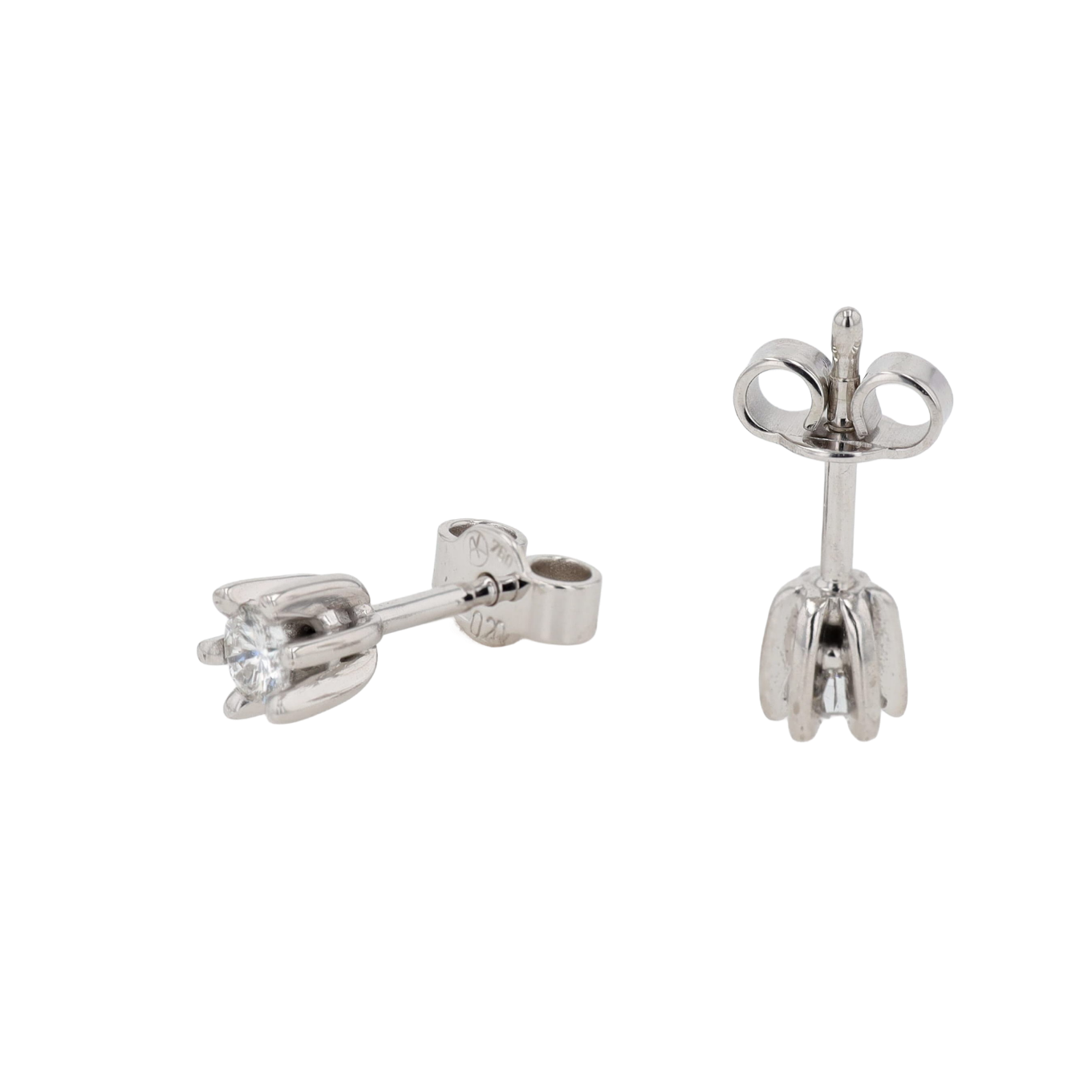BOUCLES_D'OREILLES_SOLITAIRE_DIAMANT_0.20_CT image