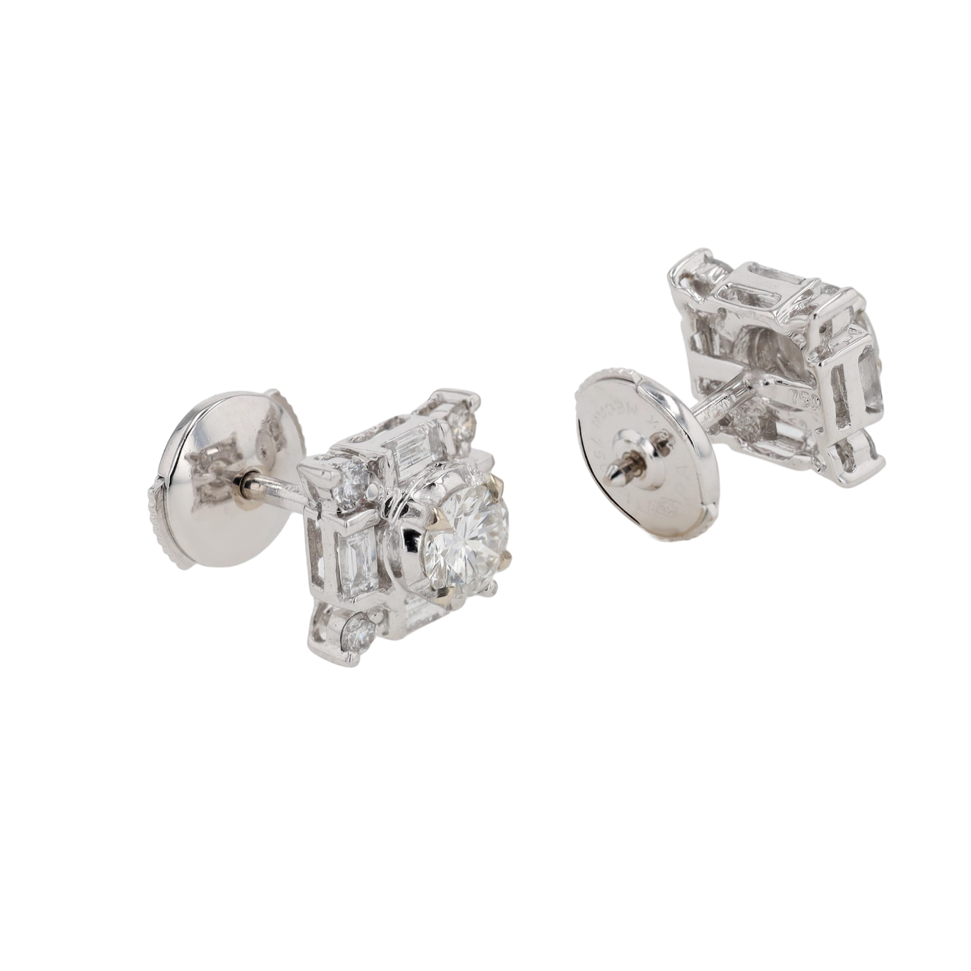 BOUCLES_D'OREILLES_CARREES_DIAMANTS_1.20_CT image