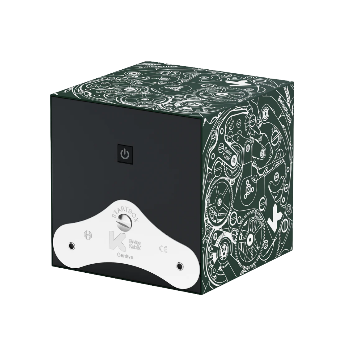 SWISSKUBIK_STARTBOX_SOFT_TOUCH_GREEN_WHITE_MOVEMENT image