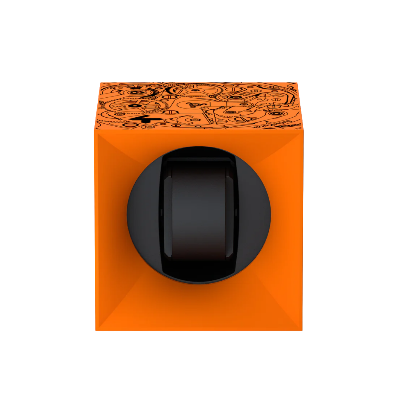 SWISSKUBIK_STARTBOX_ORANGE_BLACK_MOVEMENT image