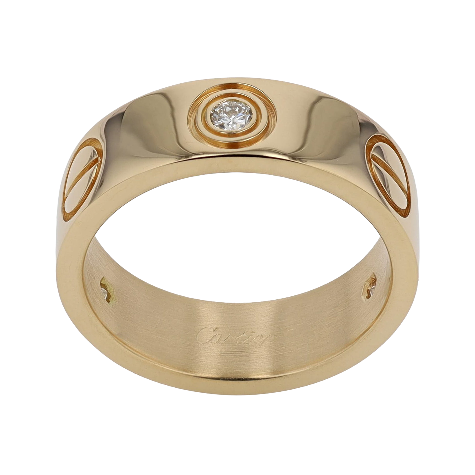 CARTIER LOVE DIAMOND RING, 0.23 CT
