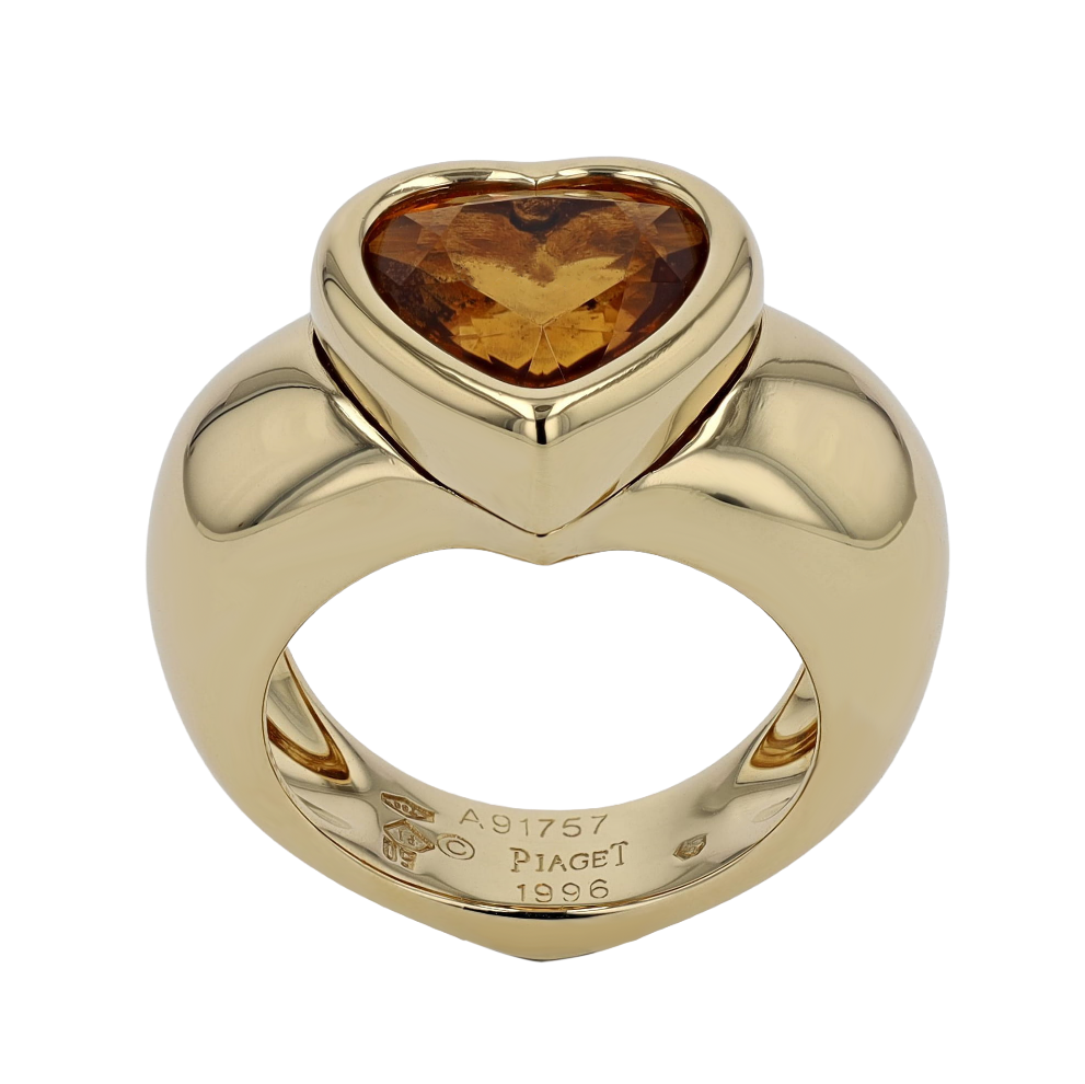 BAGUE_PIAGET_CŒUR_CITRINE_3.50_CT image
