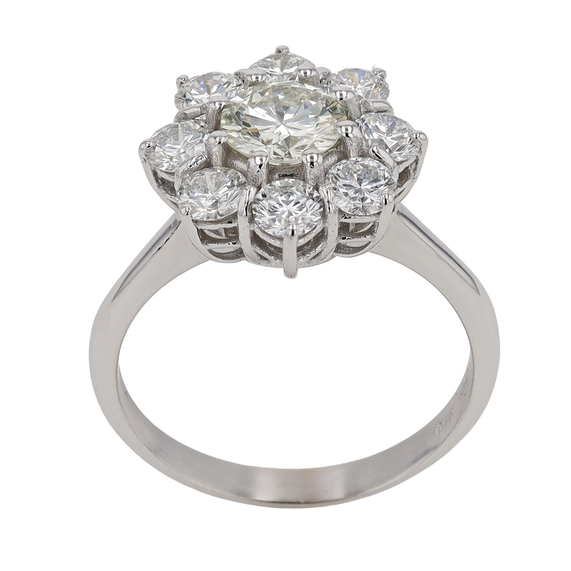 BAGUE MARGUERITE DIAMANTS 1.40 CT
