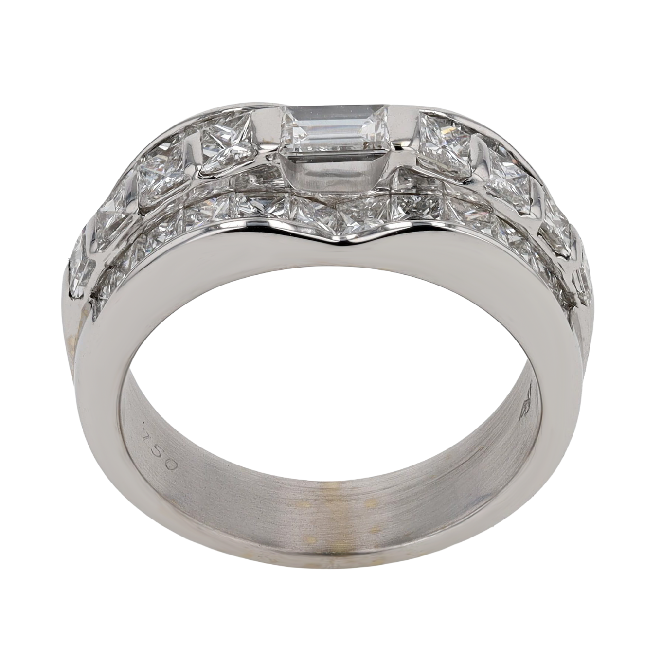 BAGUE_BANDEAU_DIAMANTS_3.20_CT image