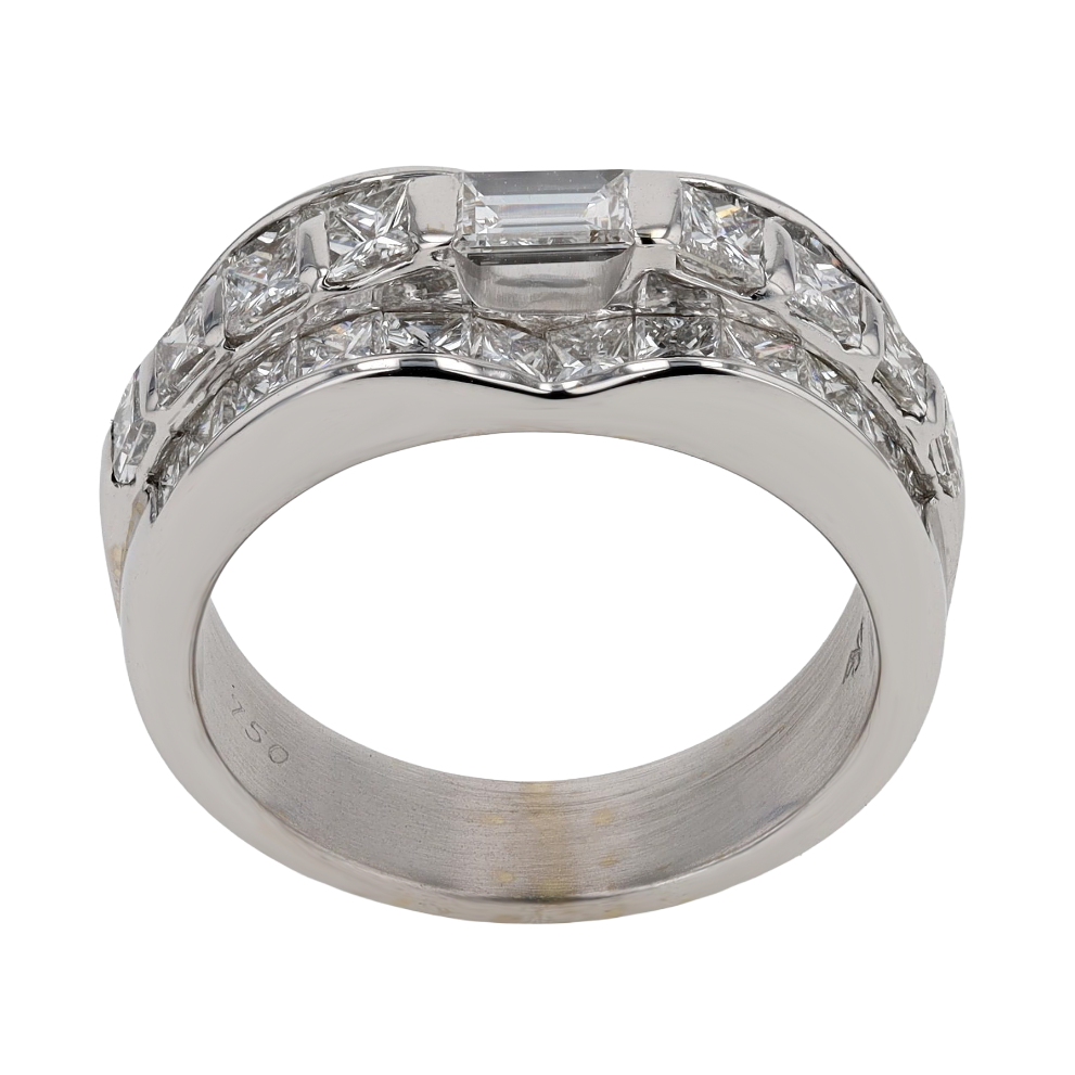 BAGUE_BANDEAU_DIAMANTS_3.20_CT image