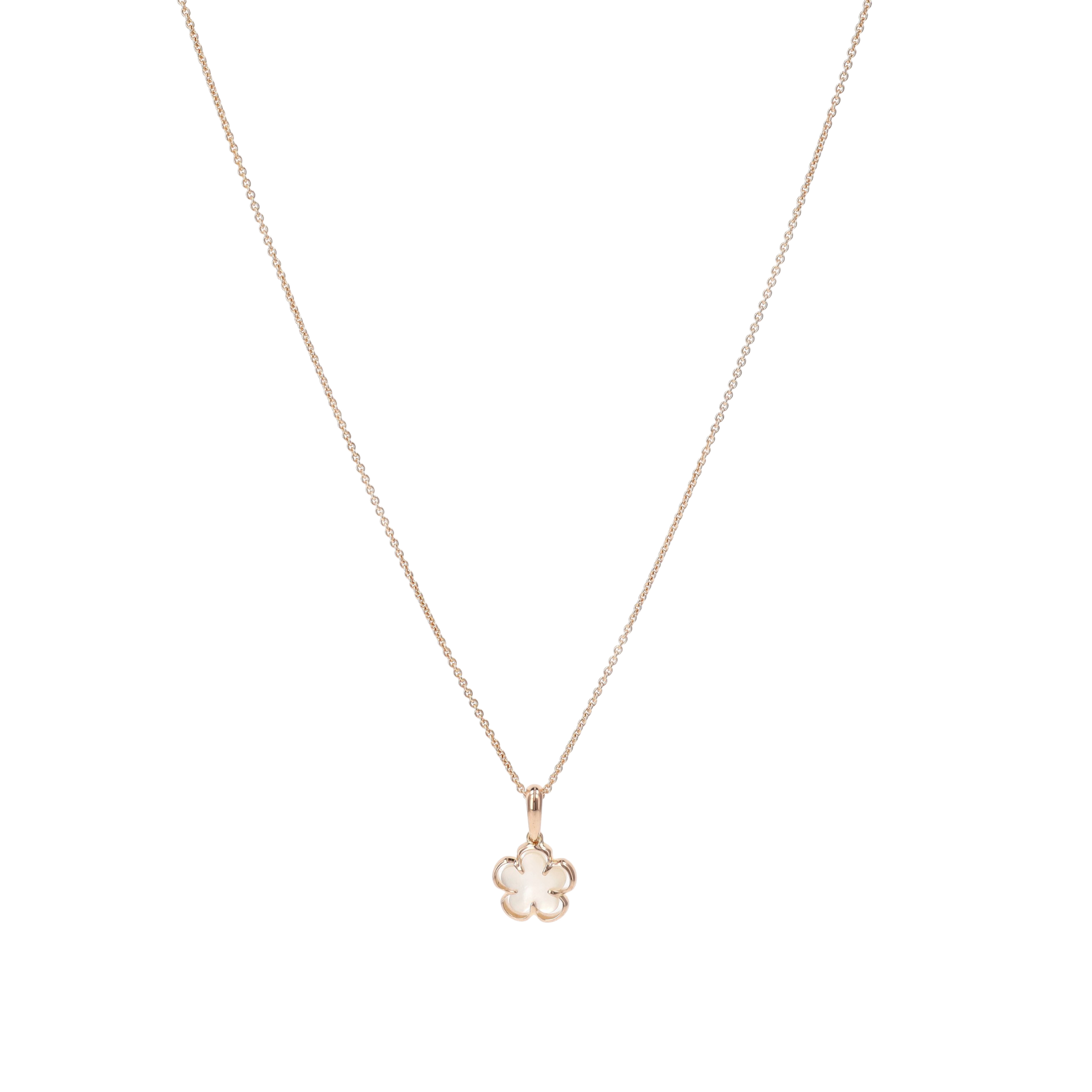 COLLIER FLEUR NACRE BLANCHE