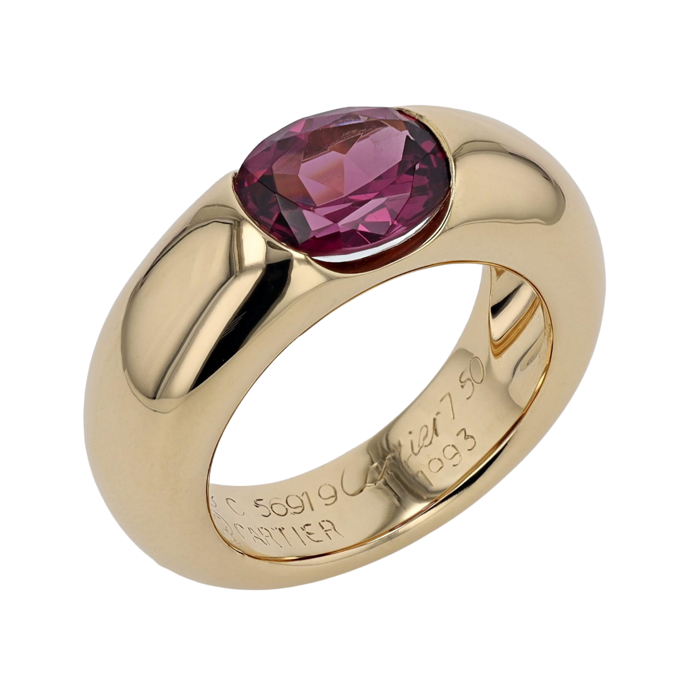 BAGUE_CARTIER_ELLIPSE_TOURMALINE_2.40_CT image