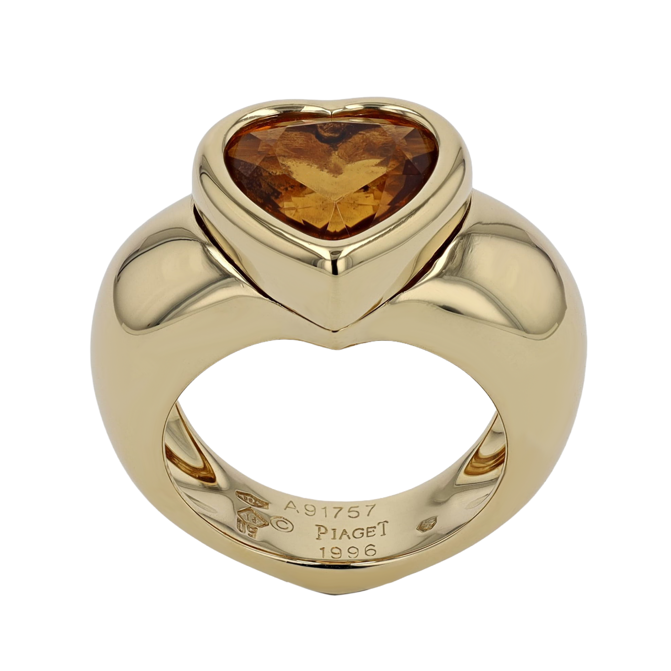 BAGUE_PIAGET_CŒUR_CITRINE_3.50_CT image