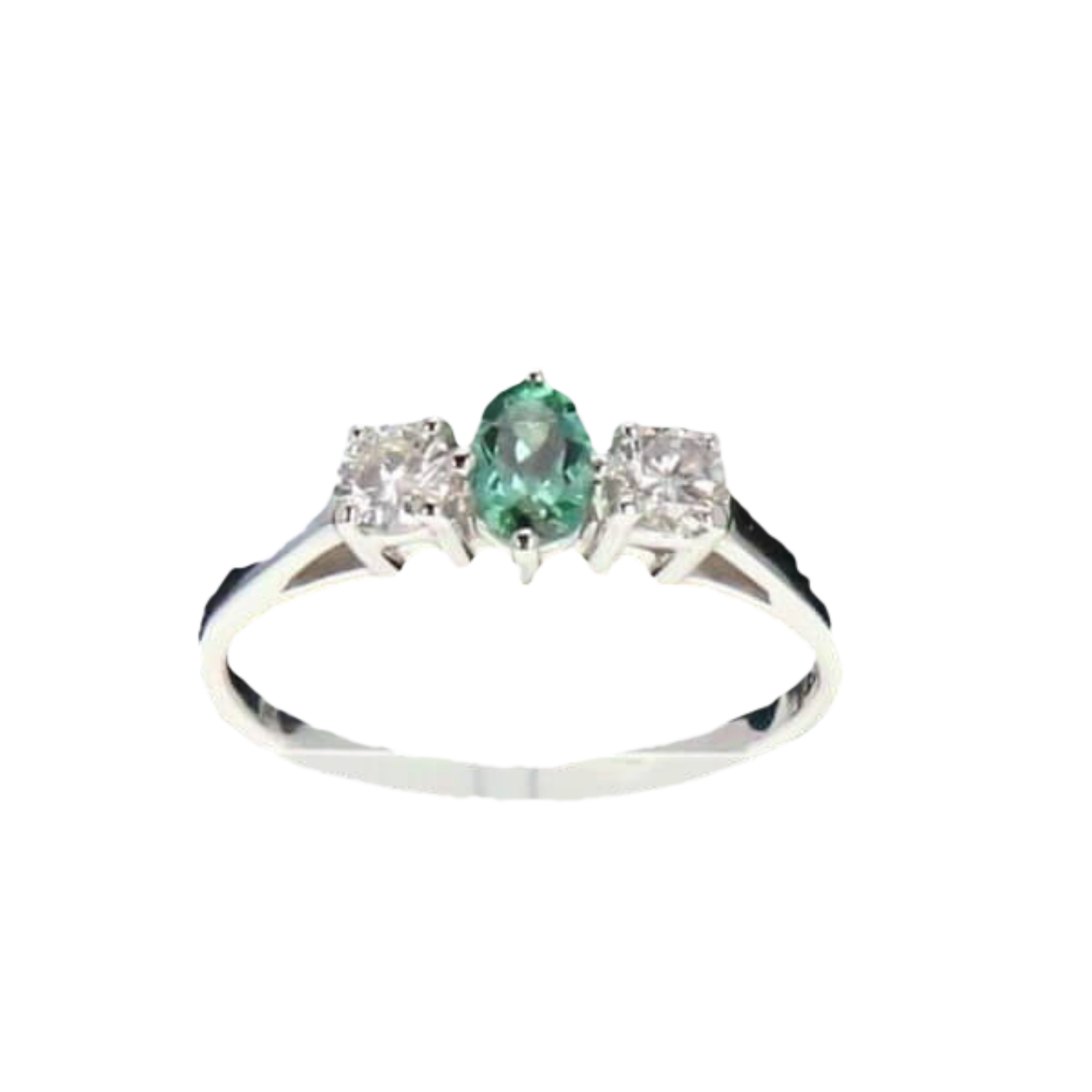 BAGUE_OR_GRIS_DIAMANTS_ET_TOURMALINE image