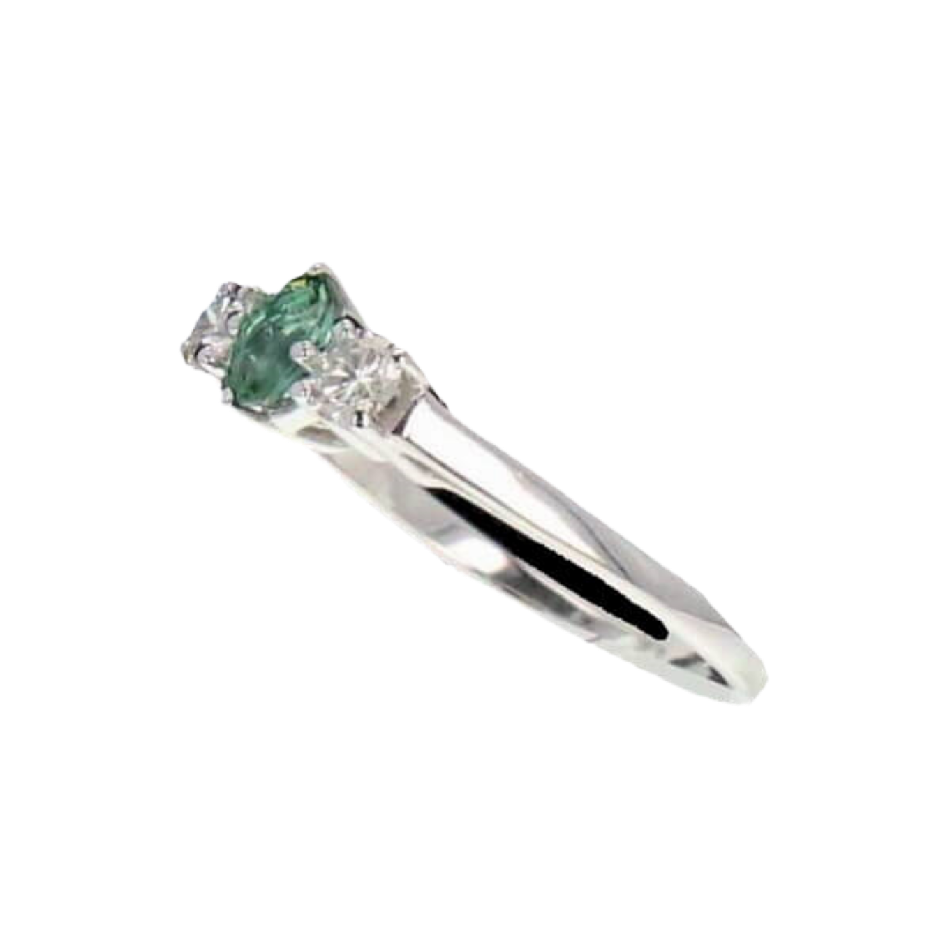 BAGUE_OR_GRIS_DIAMANTS_ET_TOURMALINE image
