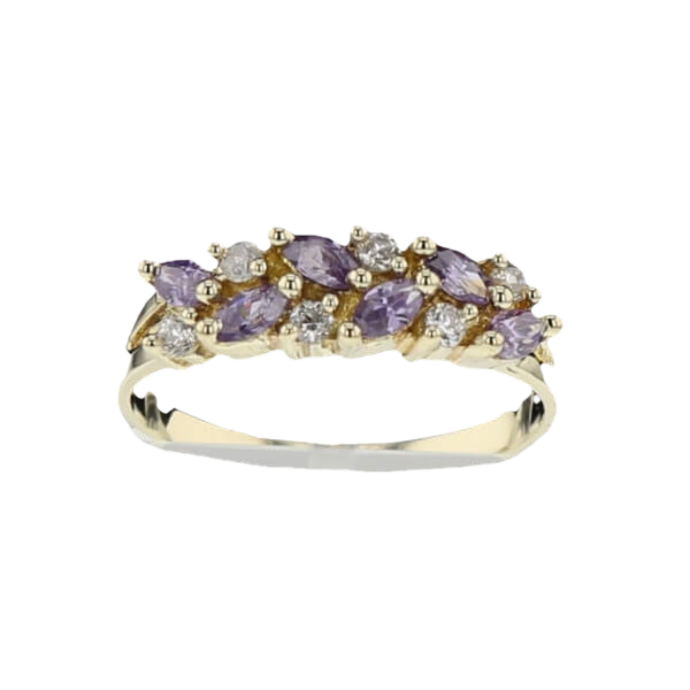 BAGUE_OR_585_PIERRES_SYNTHETIQUES image