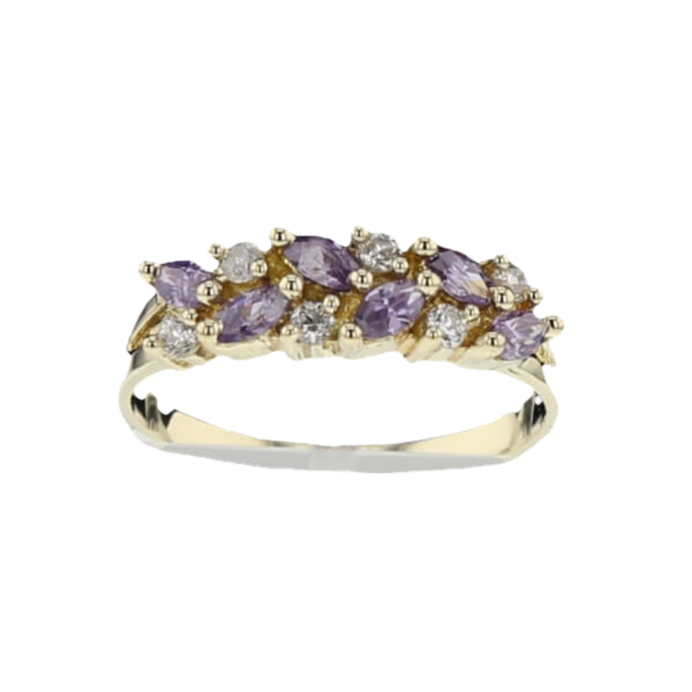 BAGUE_OR_585_PIERRES_SYNTHETIQUES image
