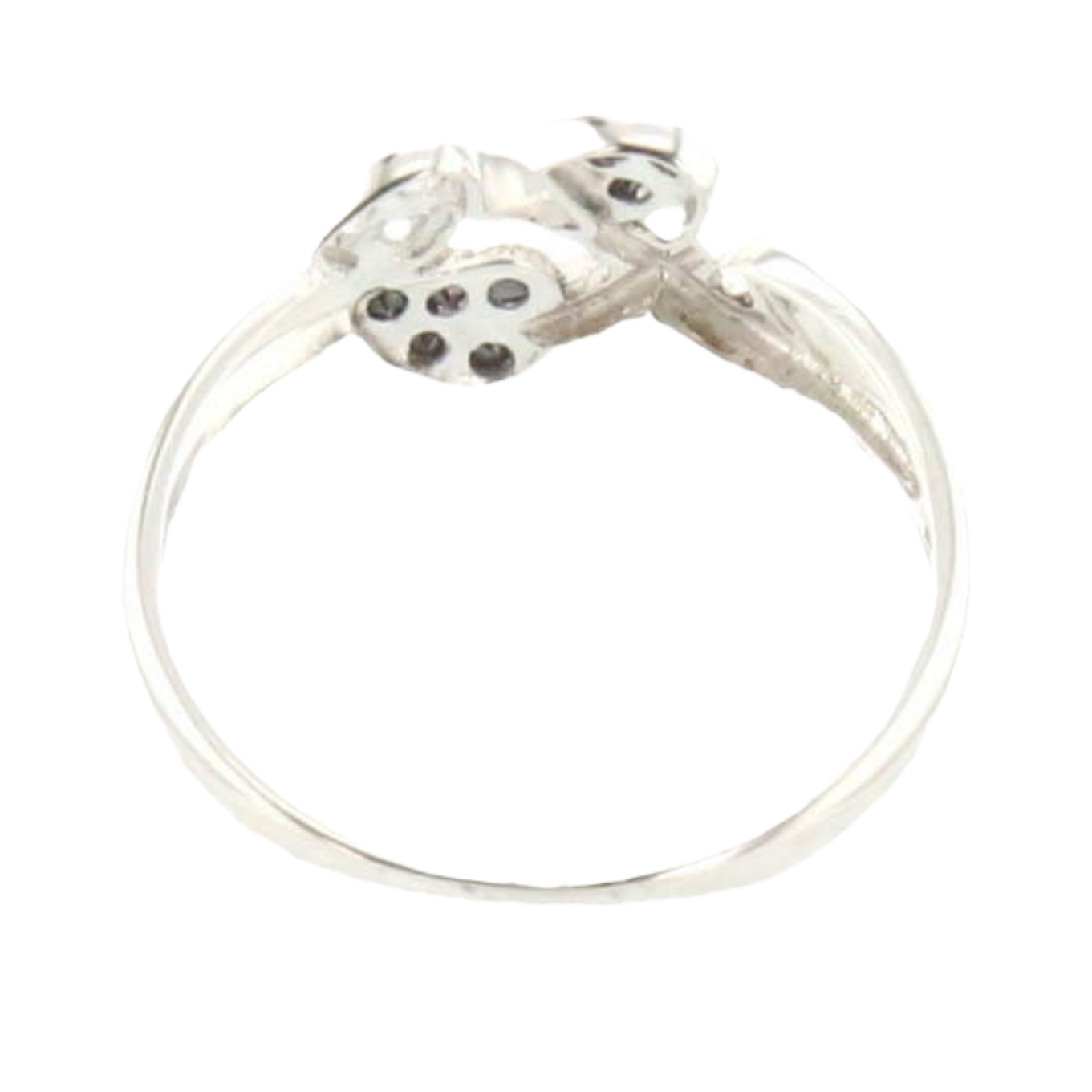 BAGUE_FEUILLE_OR_GRIS_PIERRES_SYNTHETIQUES image