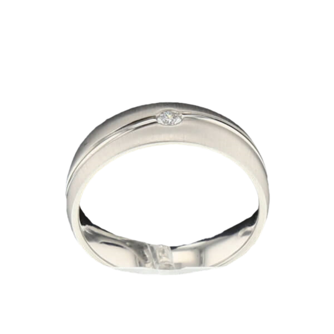 BAGUE_PALLADIUM_DIAMANT_0.05_CARATS image