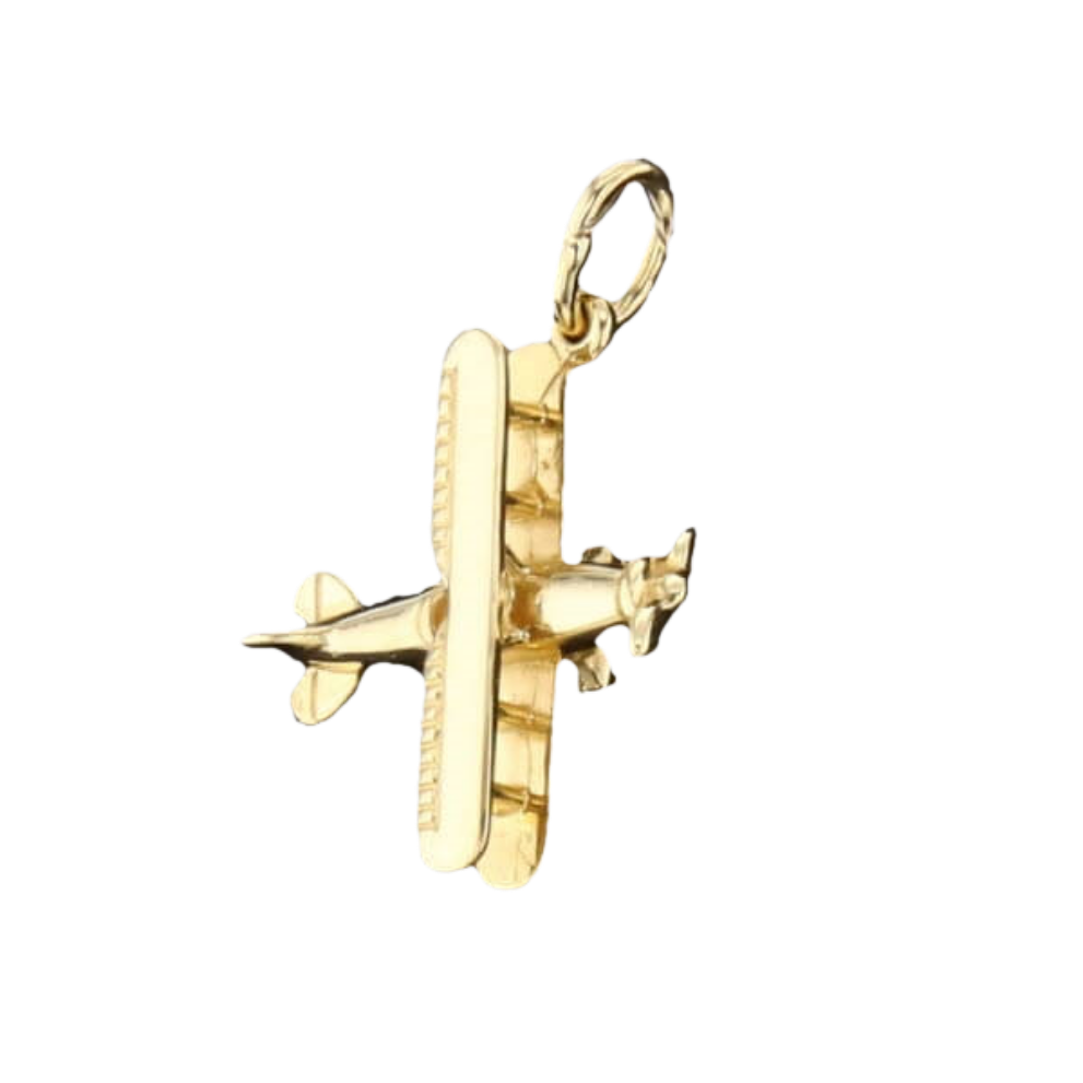 PENDENTIF_AVION_OR_JAUNE image