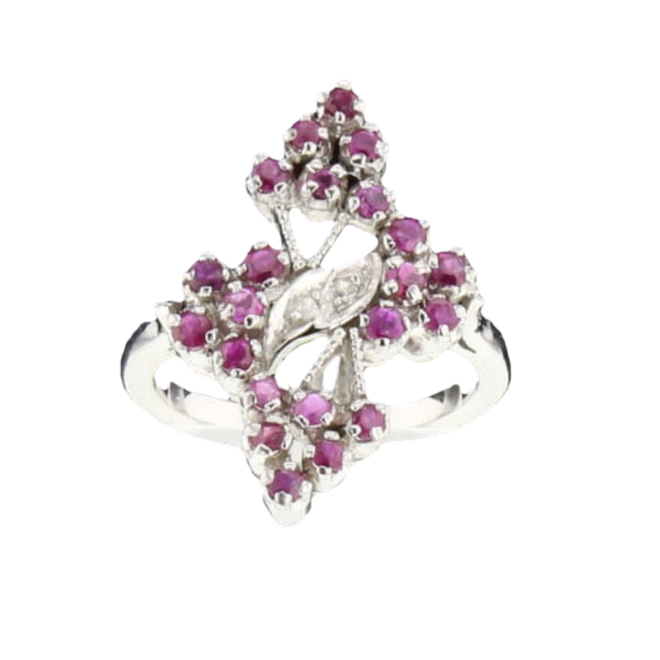 PARURE_METAL_GRIS_DIAMANTS_ET_RUBIS image