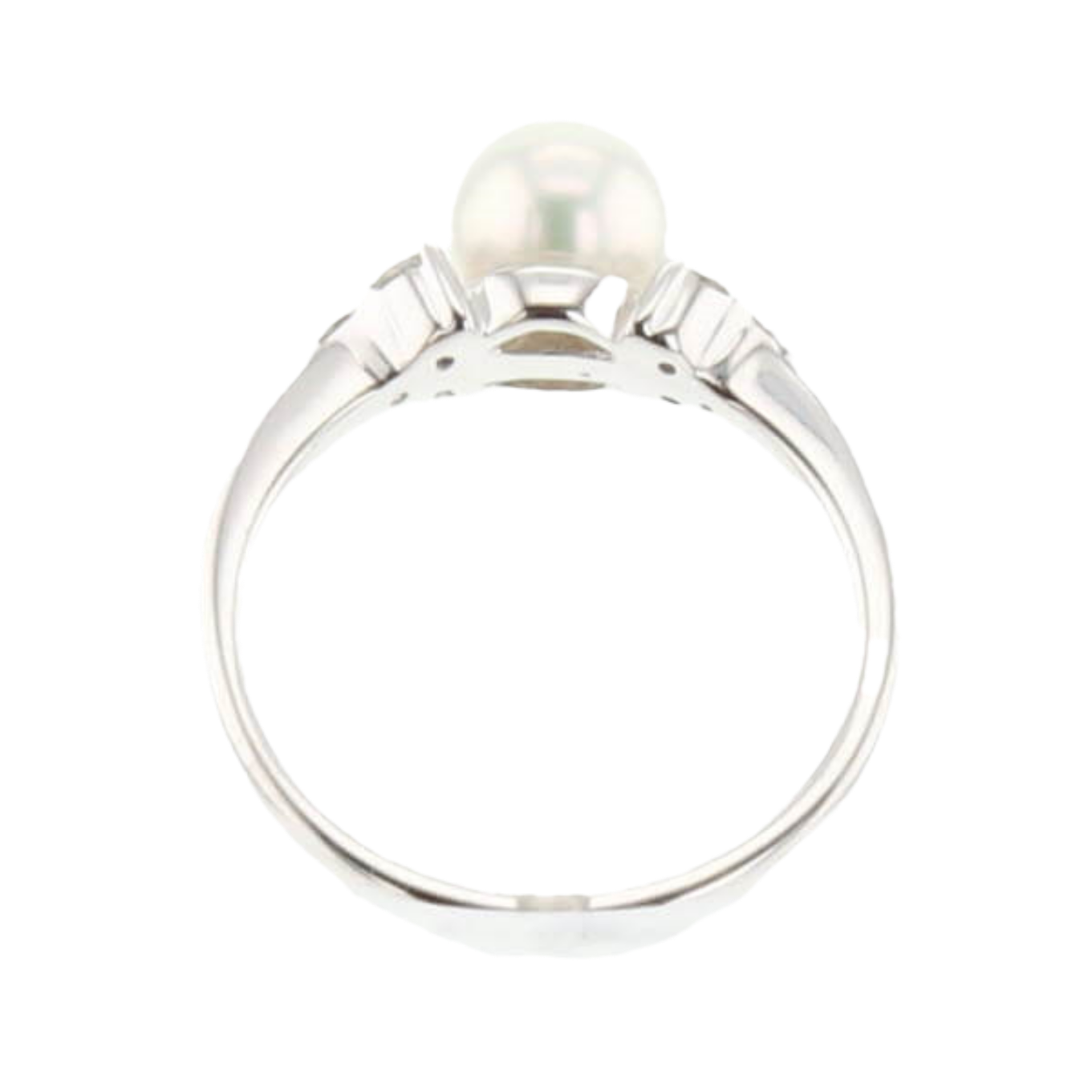 BAGUE_OR_GRIS_PERLES_ET_DIAMANTS_T58 image