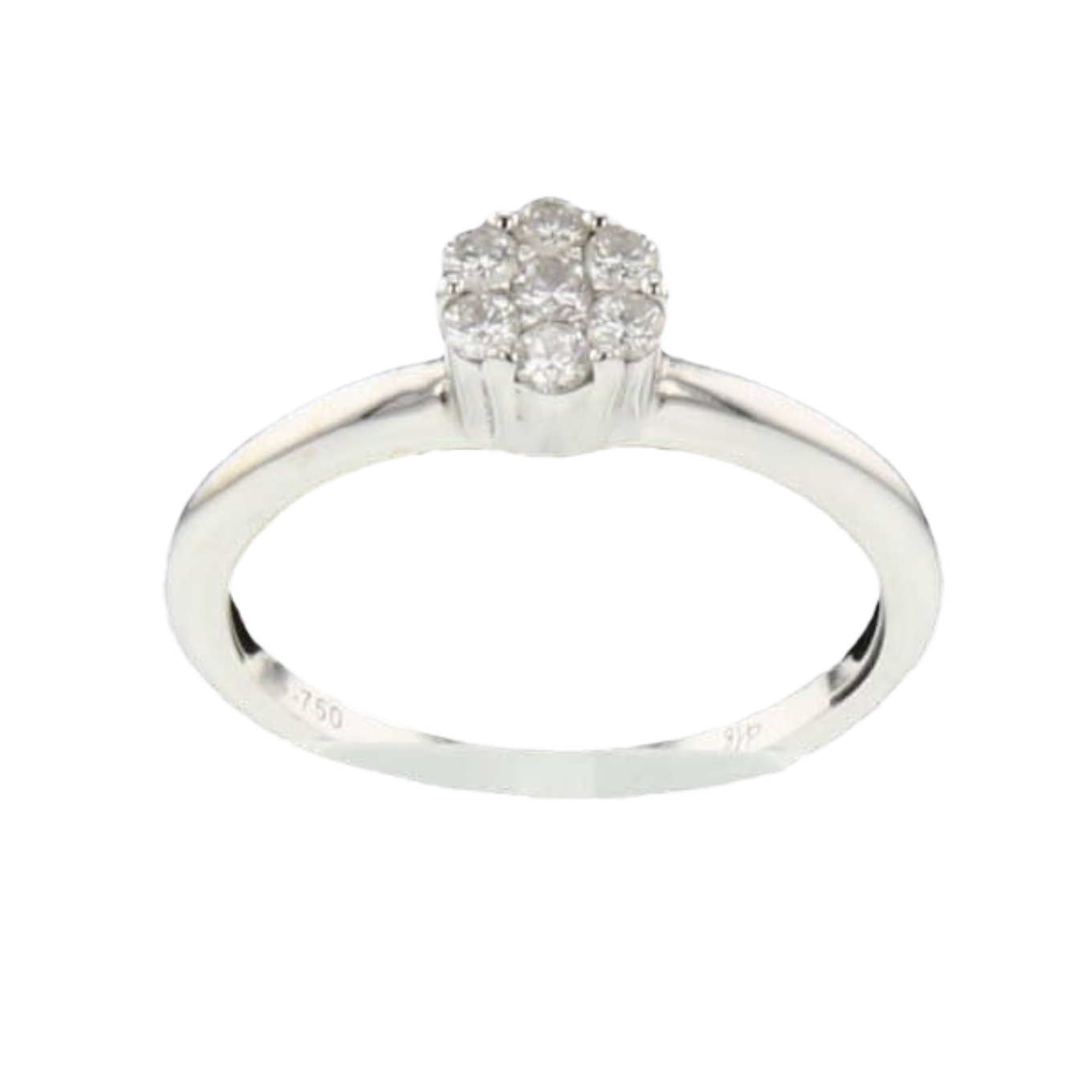 BAGUE_OR_GRIS_DIAMANT_DE_0.21_CARATS_T54 image