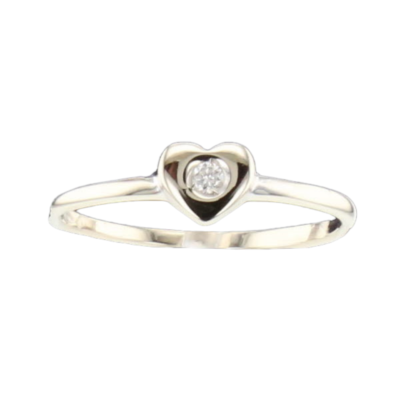 BAGUE_COEUR_OR_GRIS_DIAMANT_0.03_CARATS image