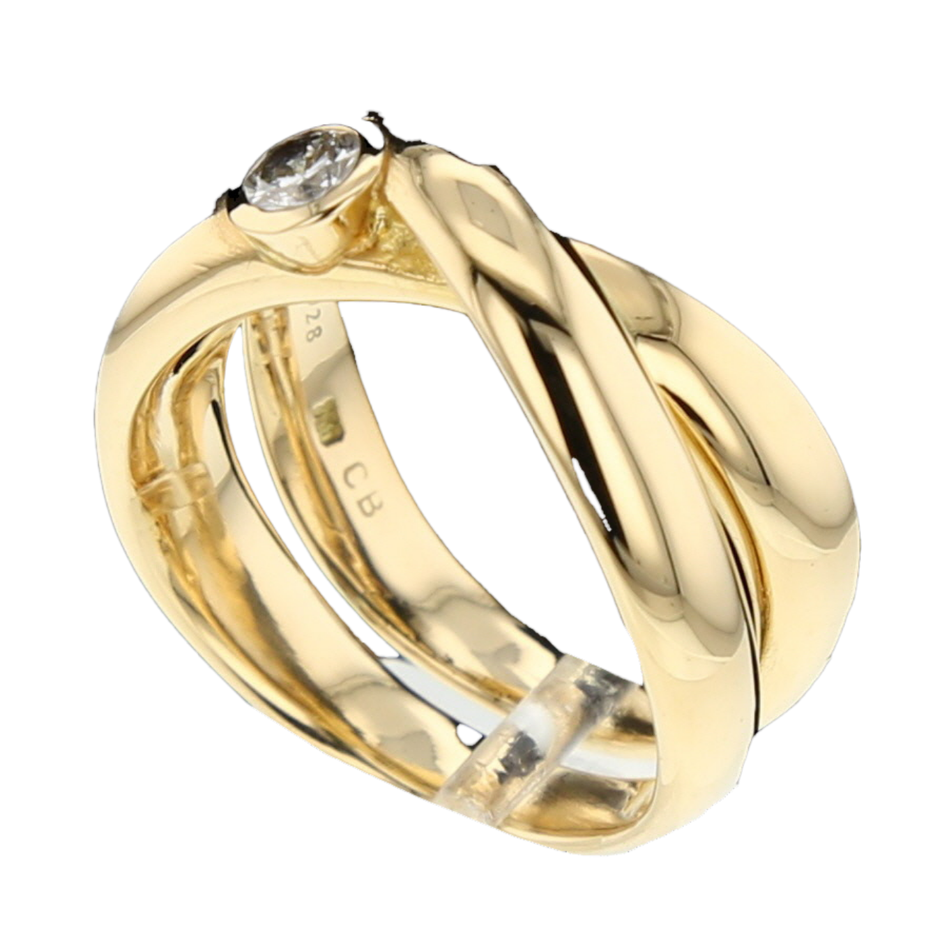 BAGUE_OR_JAUNE_DIAMANT_0.28_CARATS image