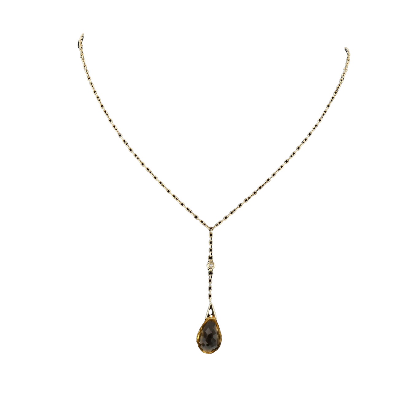 COLLIER_OR_JAUNE_ET_PIERRE_DE_SYNTHESE image